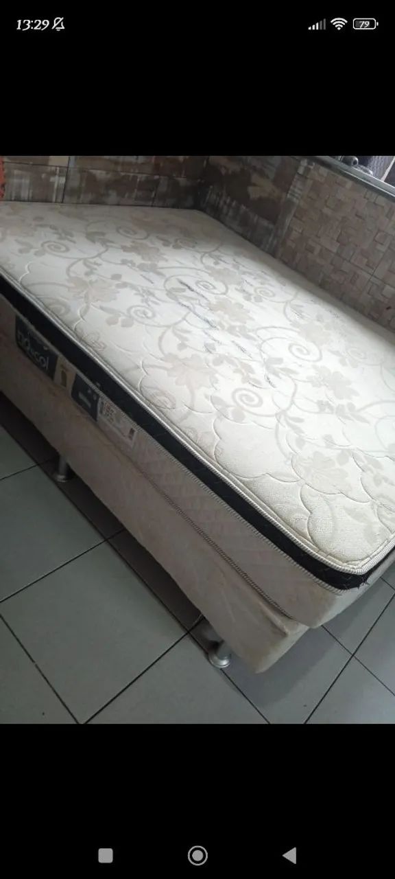 Cama Queen casal molas ensacadas muito boa  - Foto 3