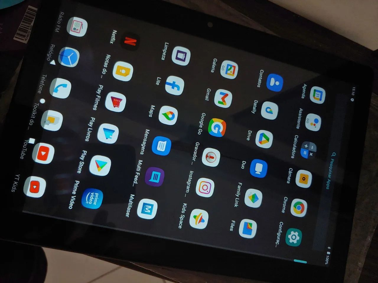 Tablet Multilaser tela HD gigante 10" 32GB pega chip Android - novo!!!  - Foto 4