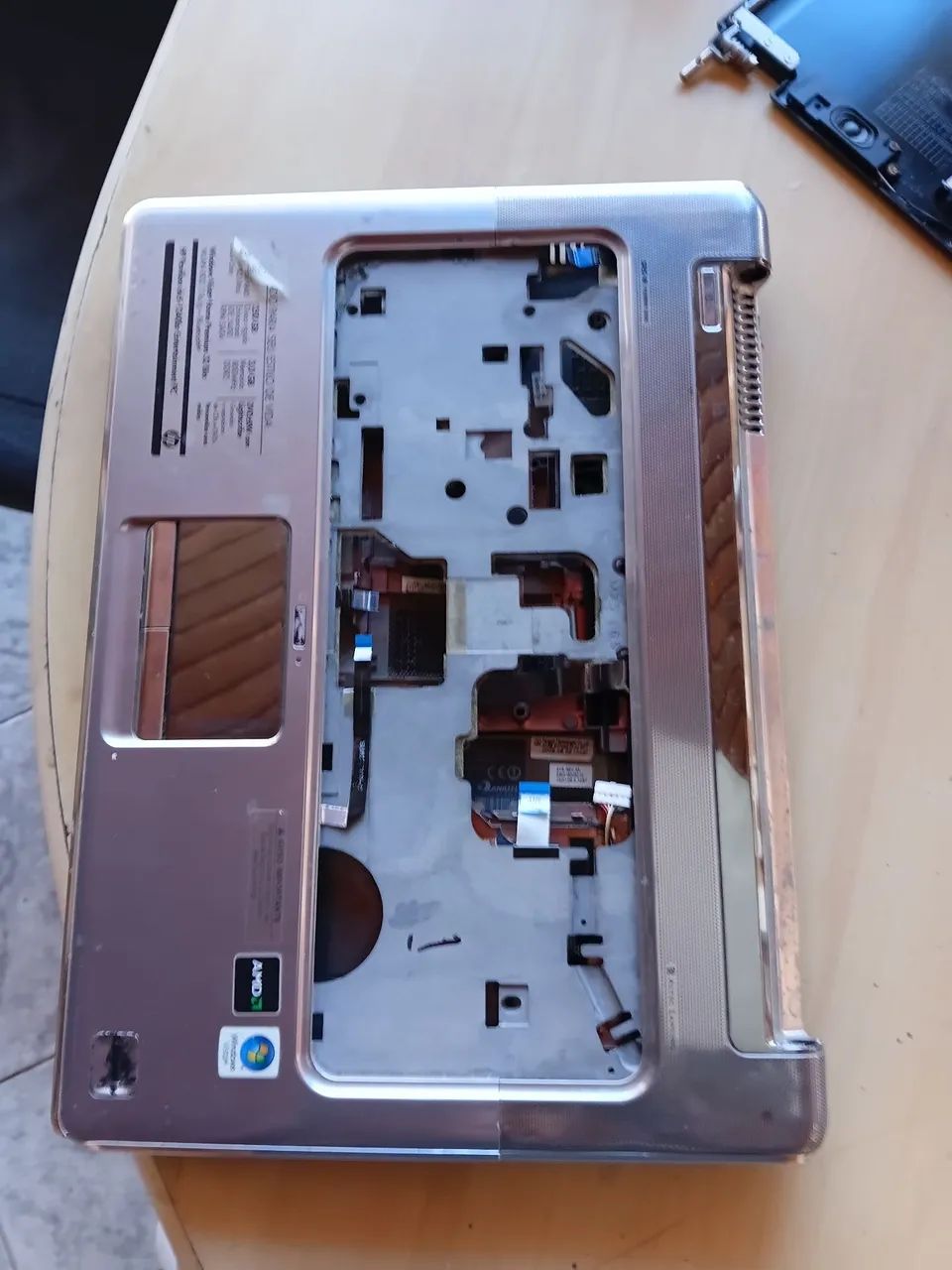 Carcaça  tampa base teclado e chassi HP V5-1240BR