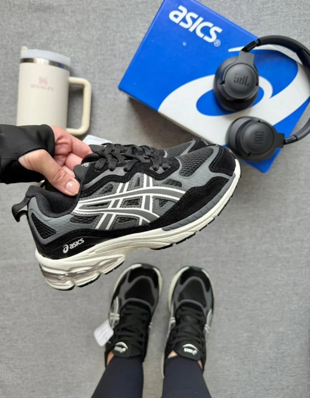Tênis Asics Gel-NYC Premium Unissex Preto/Grafite/Off White