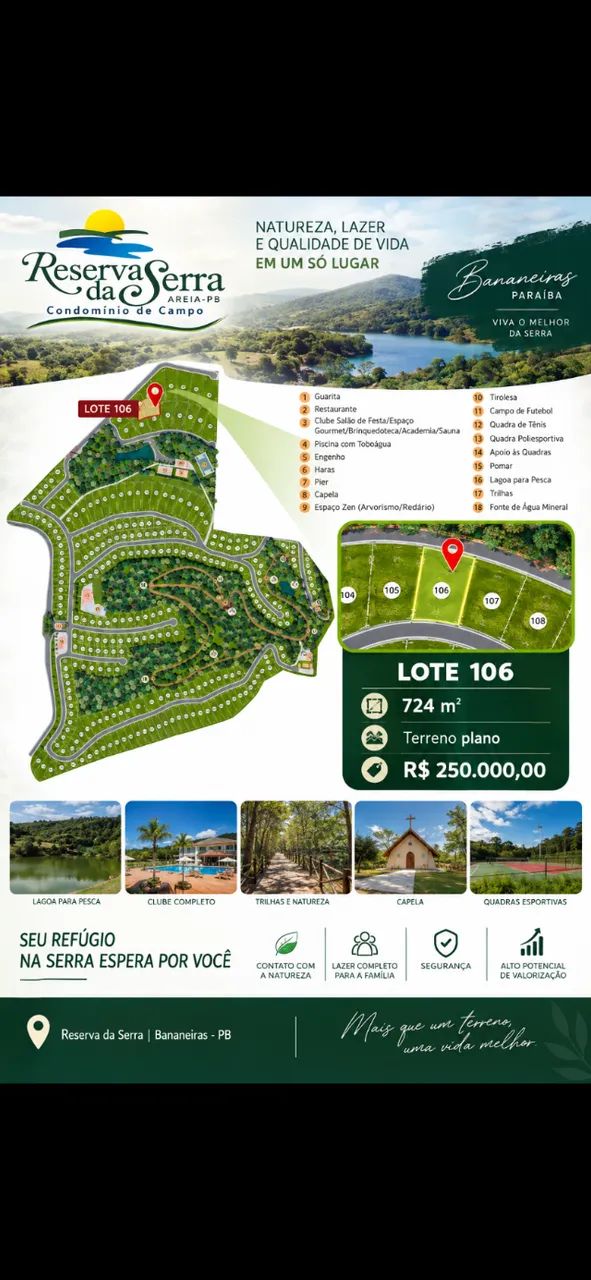 Terreno em Areia- PB