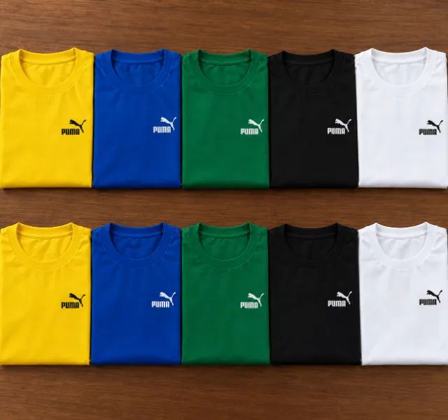 Camisa Puma 100% algodão básica