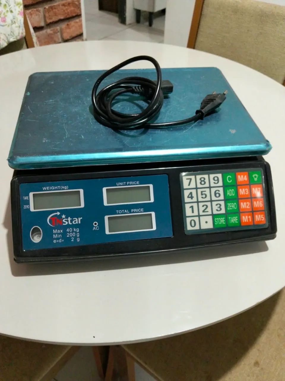 Balança comercial digital 