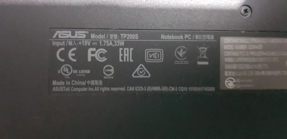 Netbook Asus model / TP200S - Foto 2