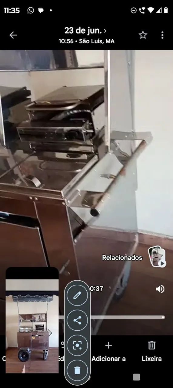Carrinho de cachorro quente  - Foto 2