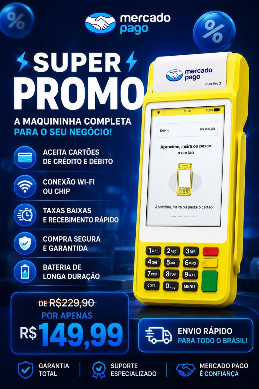 Maquininha Mercado Pago - Foto 2
