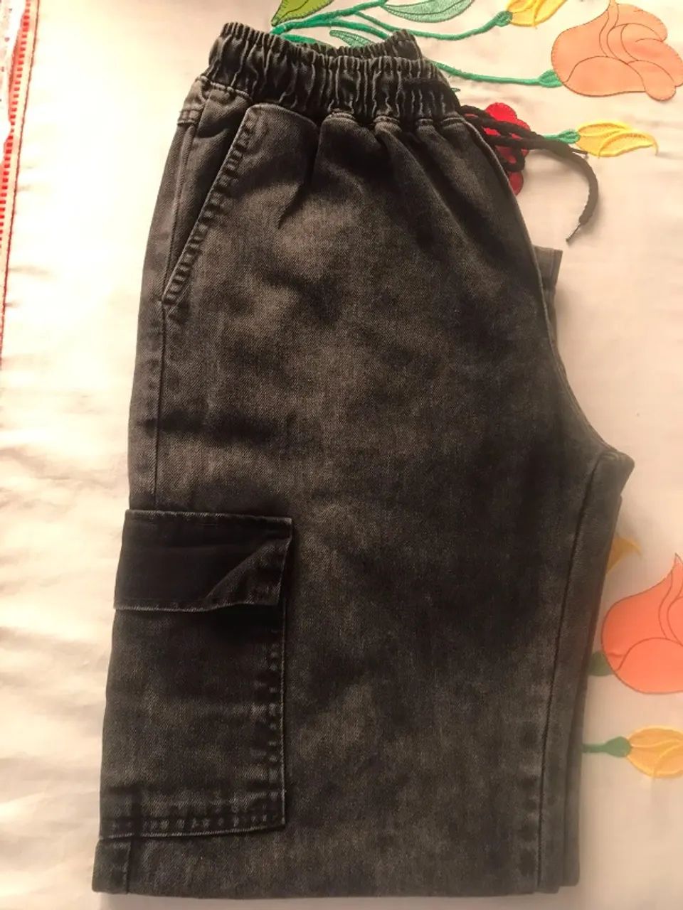 Calça Cargo jeans