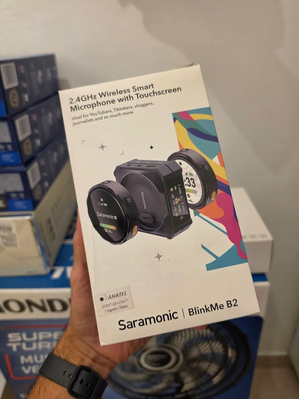 Microfone sem Fio Saramonic Blikme B2