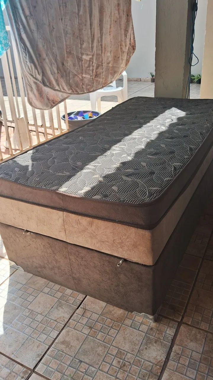 Cama de solteiro com baú  - Foto 3