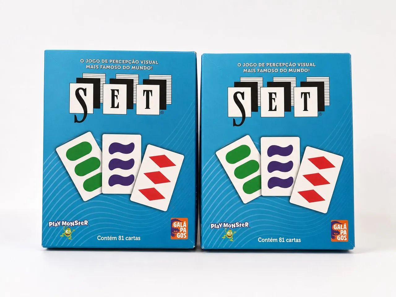 2 Jogos de Cartas SET Galápagos - Percepção Visual