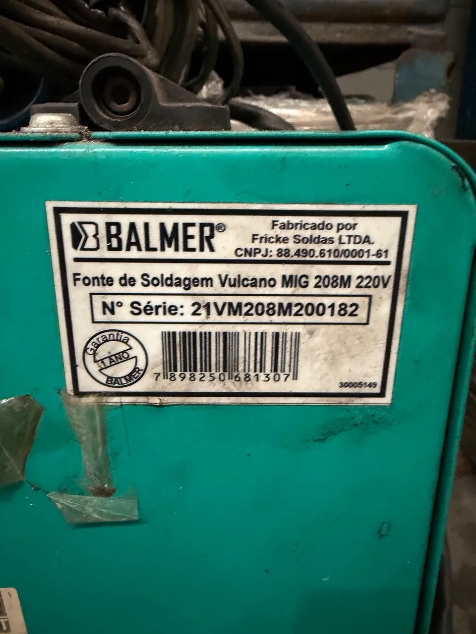 Máquina de Solda Balmer Vulcano  208M - Foto 3