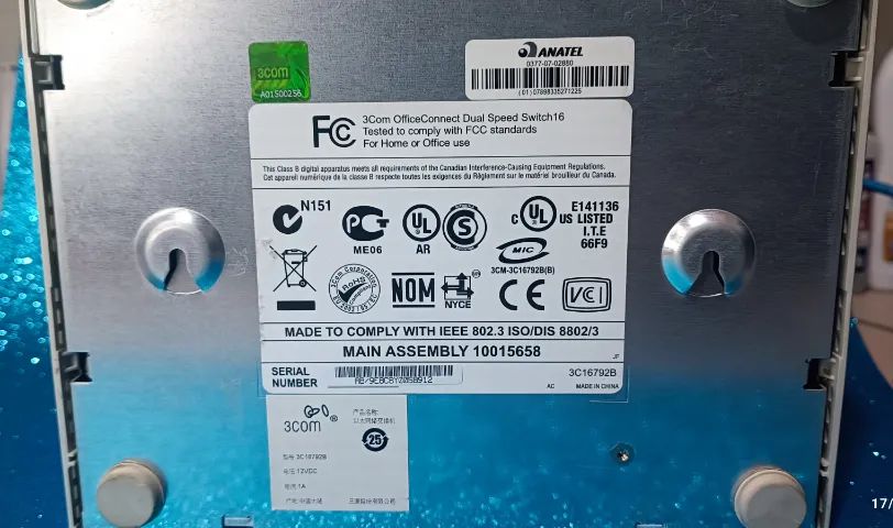 Switch 3COM 16 portas 10/100 (usado) - Foto 5