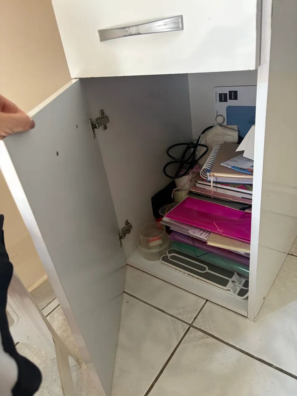 Escrivaninha branca  - Foto 4