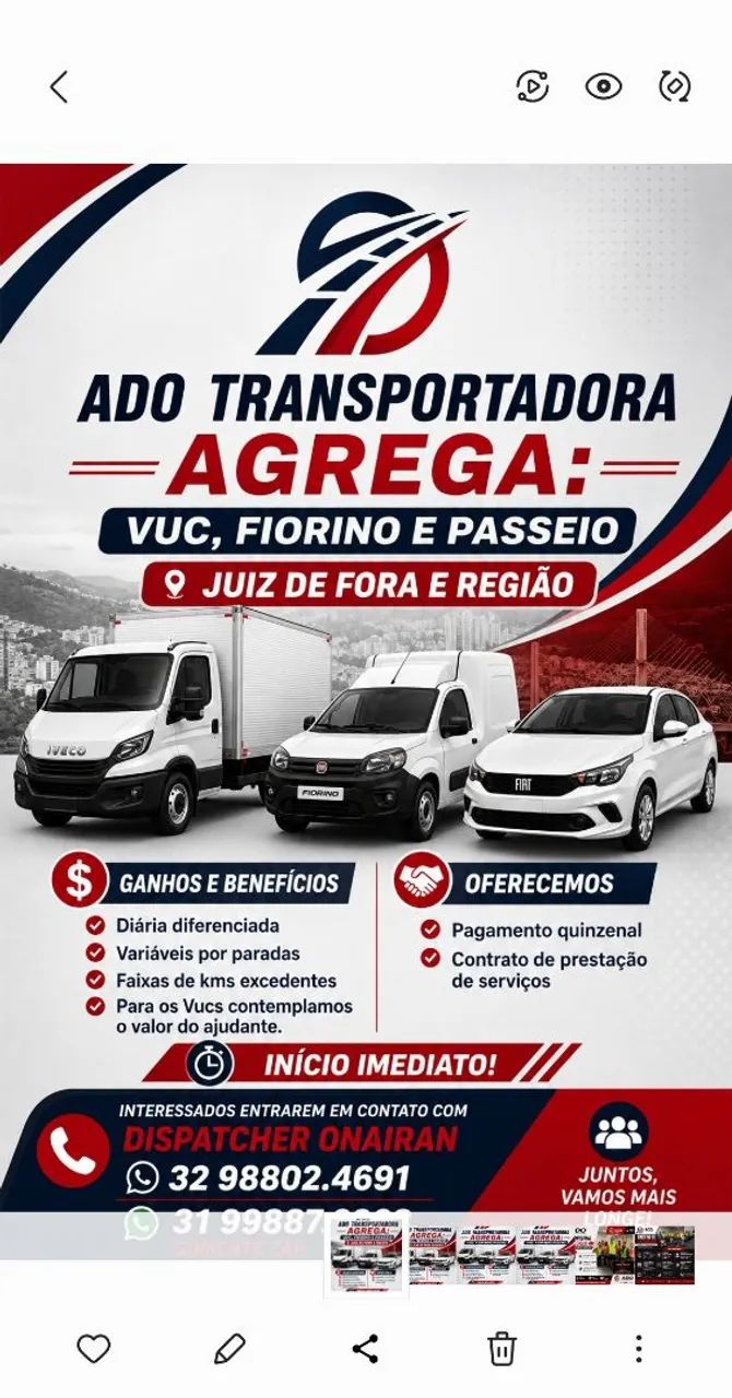 Agrego Vucs e Utilitários 