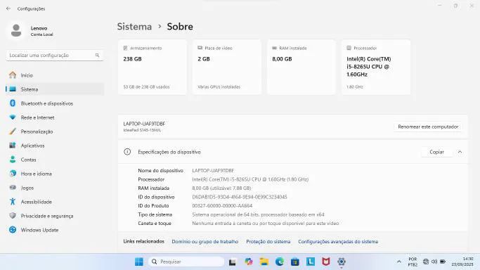 Notebook lenovo S145  - Foto 2