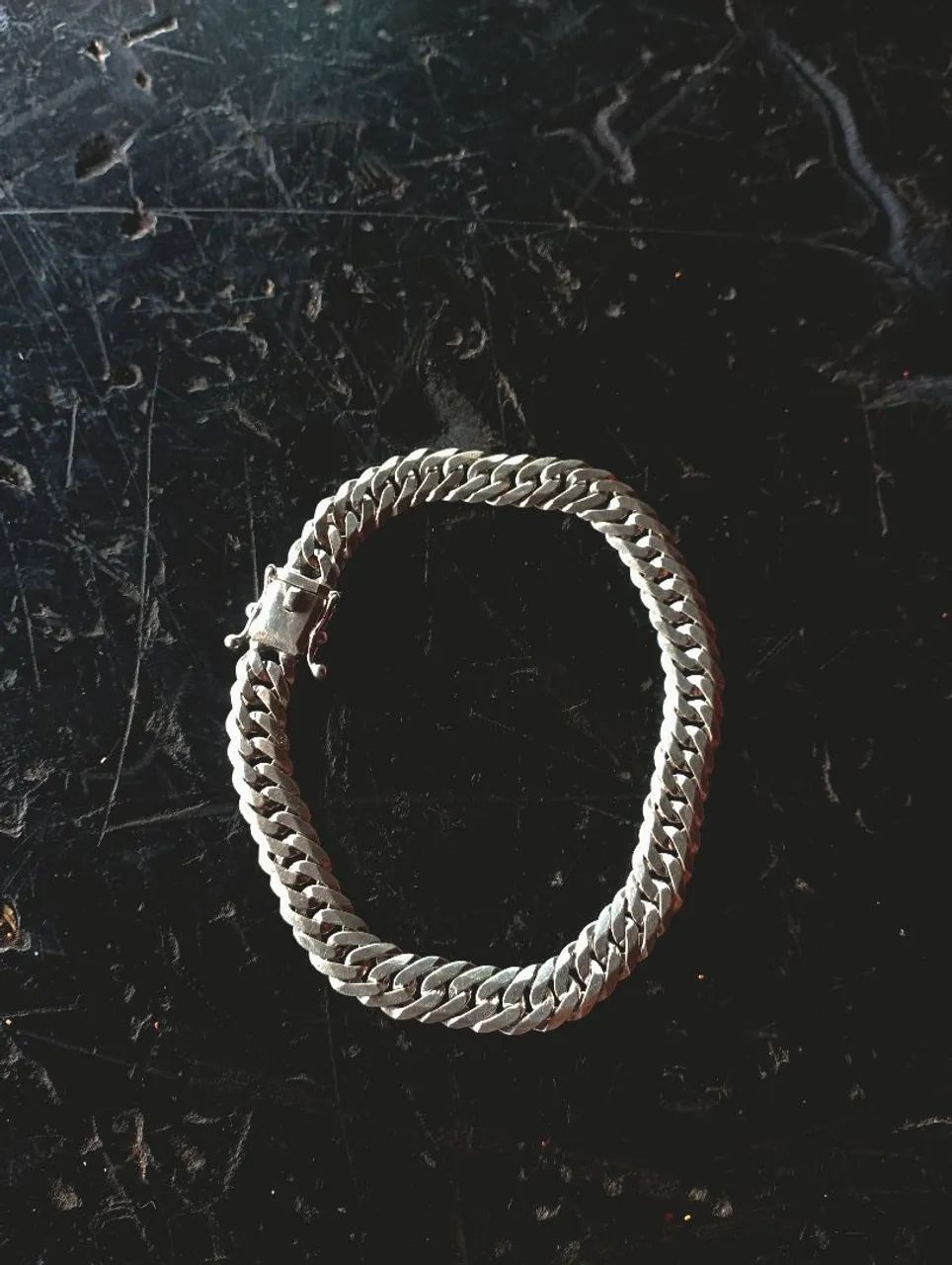PULSEIRA ELO DUPLO 8MM PRATA 925 (JÓIA)