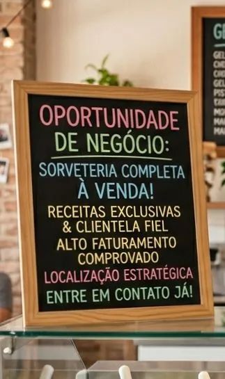 Vendo Sorveteria/Açaiteria completa!!!