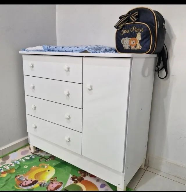 mais vendida do momento linda comoda com gaveta infantil nova pronta entrega