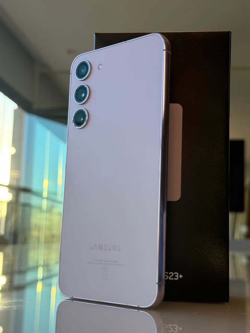 Samsung S23 PLUS 256GB Rosa Impecável