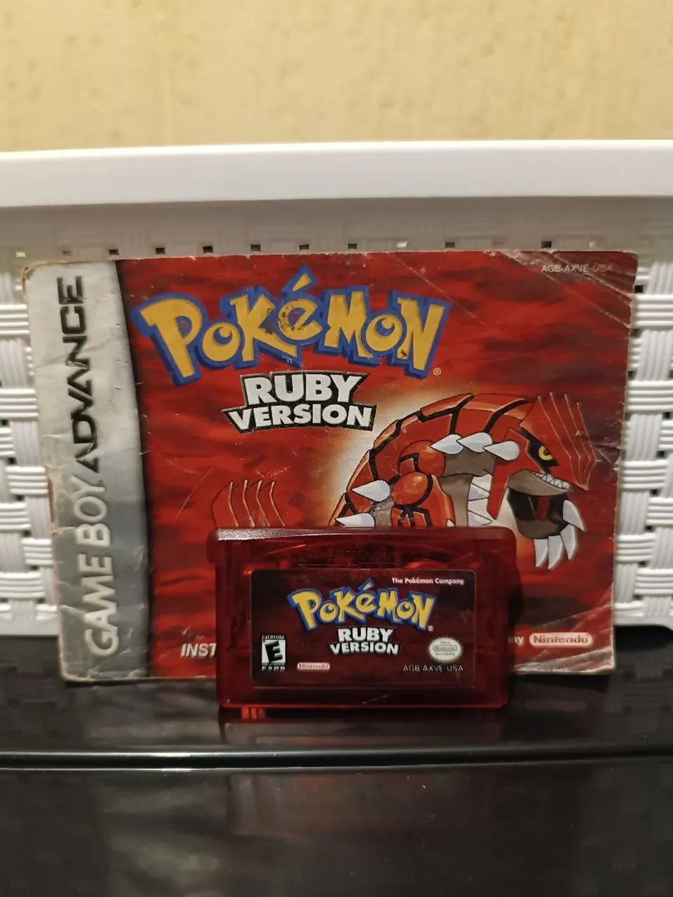 Pokémon Ruby com manual - Game Boy Advance 