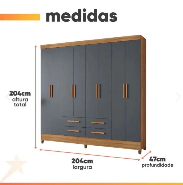 Guarda roupa de casal - Foto 2