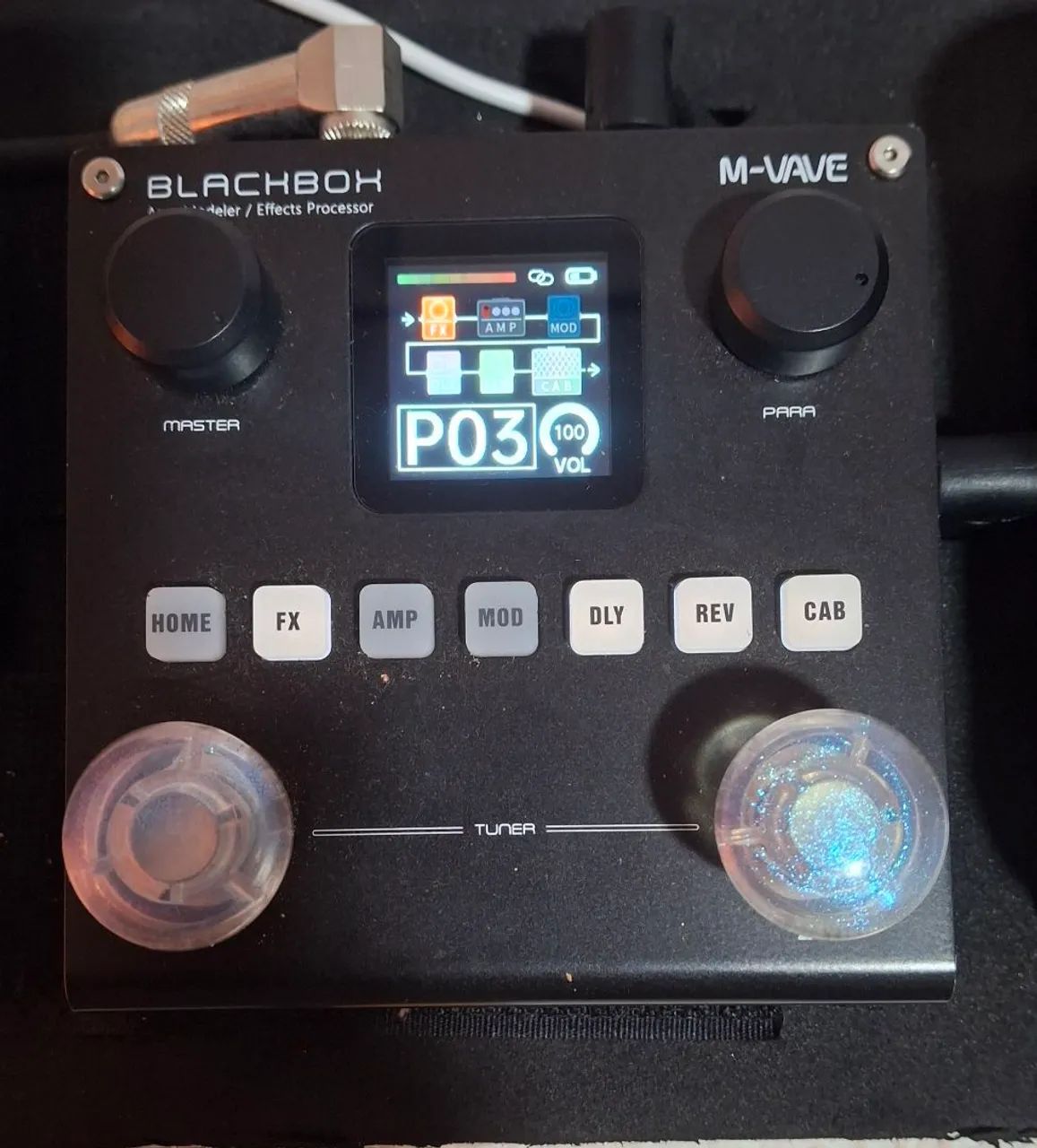 Vendo pedaleiras  pocket amp pedal de volume  blachboh da   m vave - Foto 2
