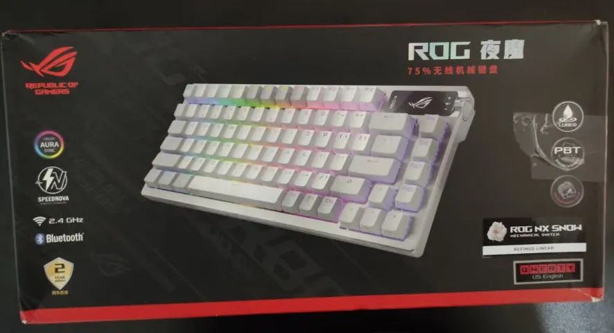 Teclado ROG Azoth / Bateria duração 2000 horas - Foto 2