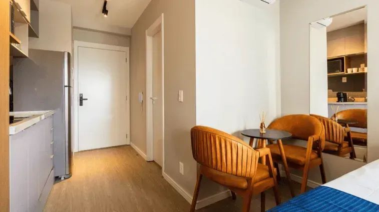 Excelente Studio Novo e Mobiliado no Brooklin para Locação - Foto 4