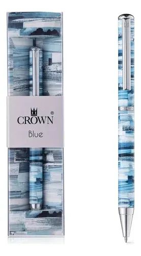 Caneta esferográfica Creative Blue Crown - Foto 2