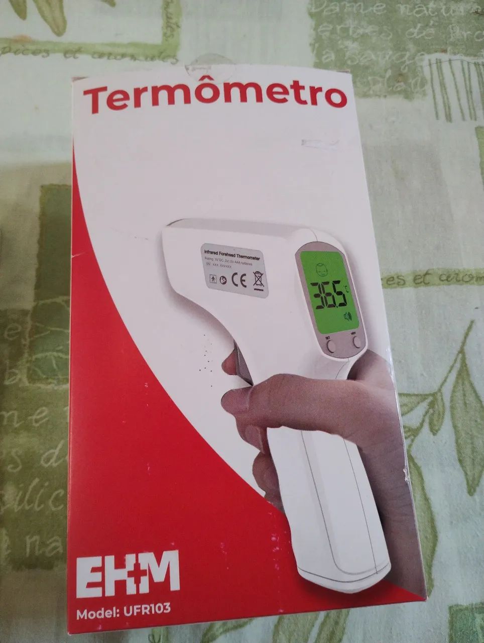 Termômetro infravermelho de testa sem contato  - Foto 3
