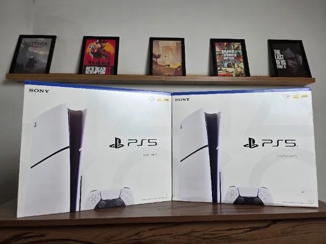 PS5 SLIM COM LEITOR DE DISCO [LACRADO+NF+GARANTIA