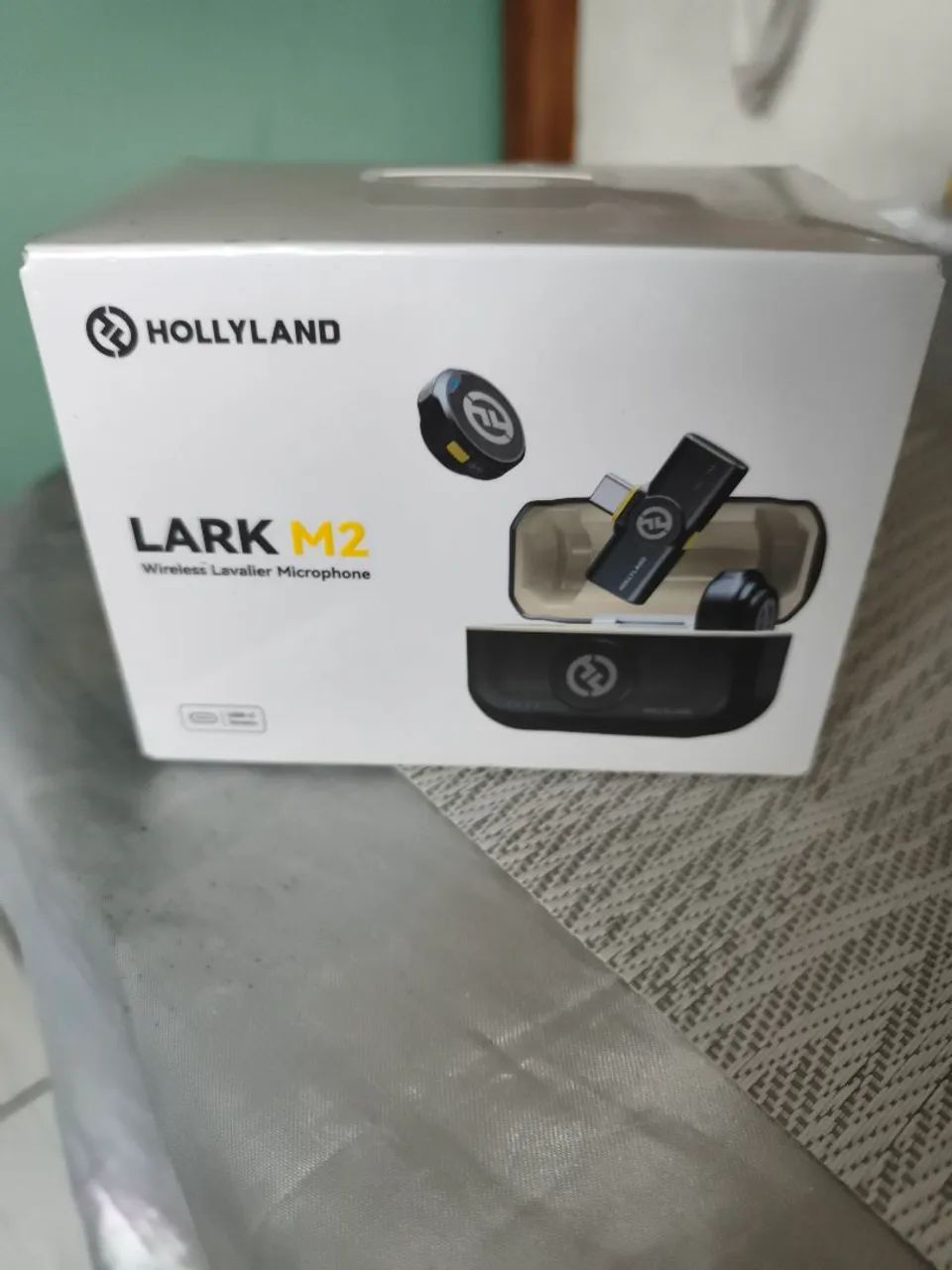 Microfone dê lapela hollyand mod lark M2 