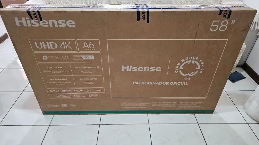 Smart TV 58? Hisense 58A6NV DLED 4K Nova