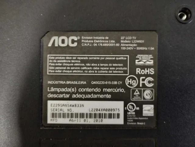 TV AOC 22 Polegada - Foto 4