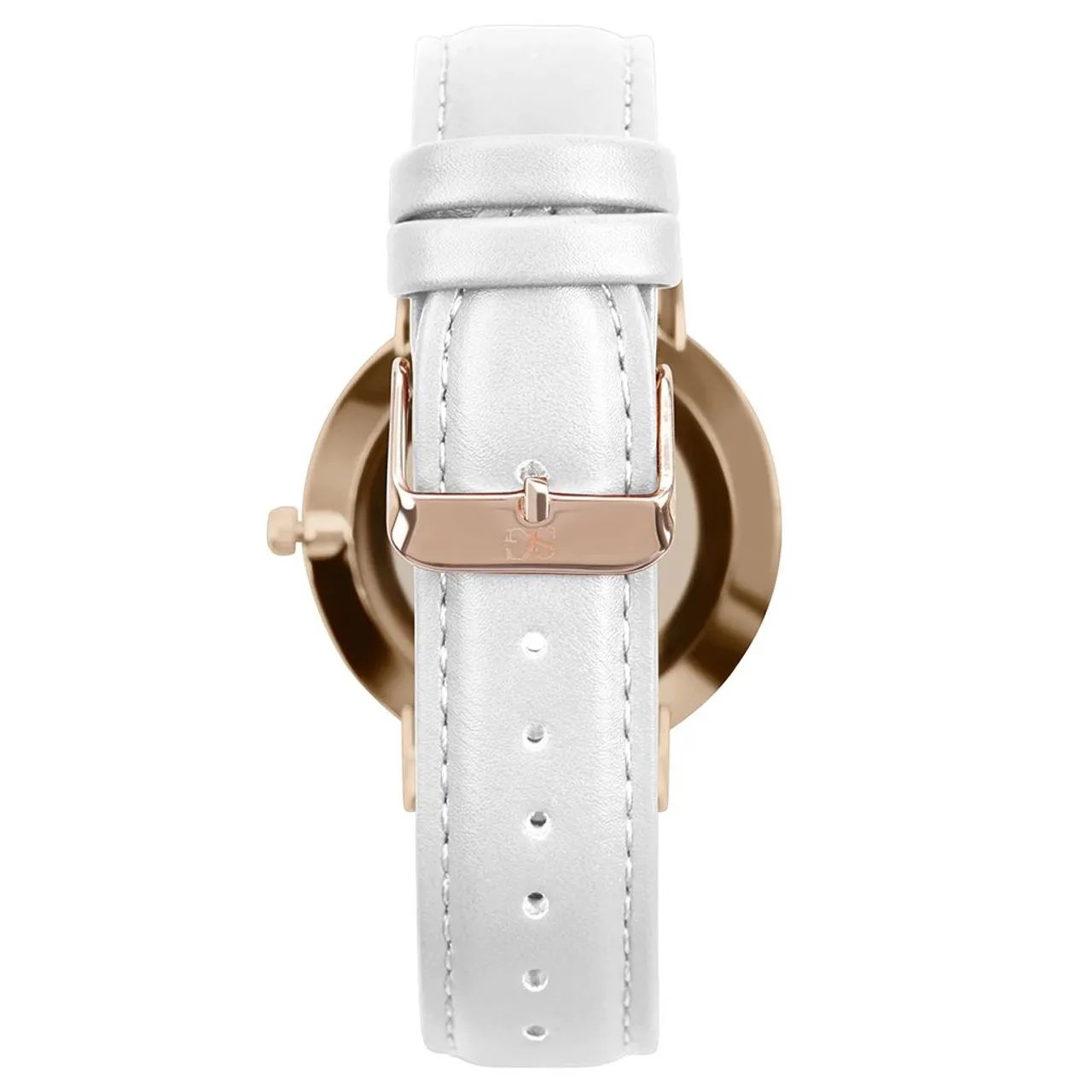 Relogio Saint Germain Queens Rosé Gold Branco  - Foto 5