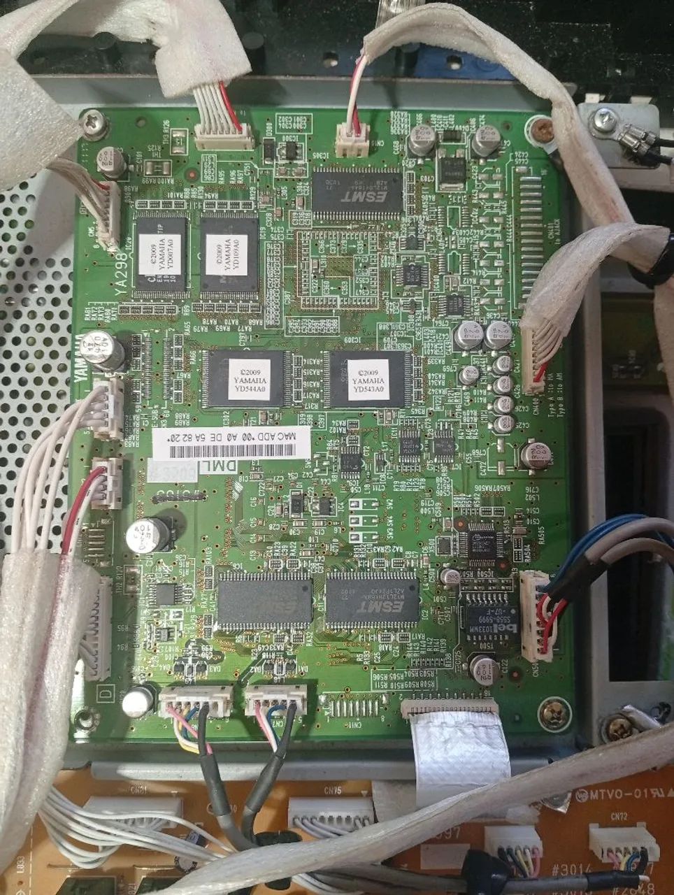 Placa mãe do teclado Yamaha PSR s 710 funciona perfeitamente  - Foto 2