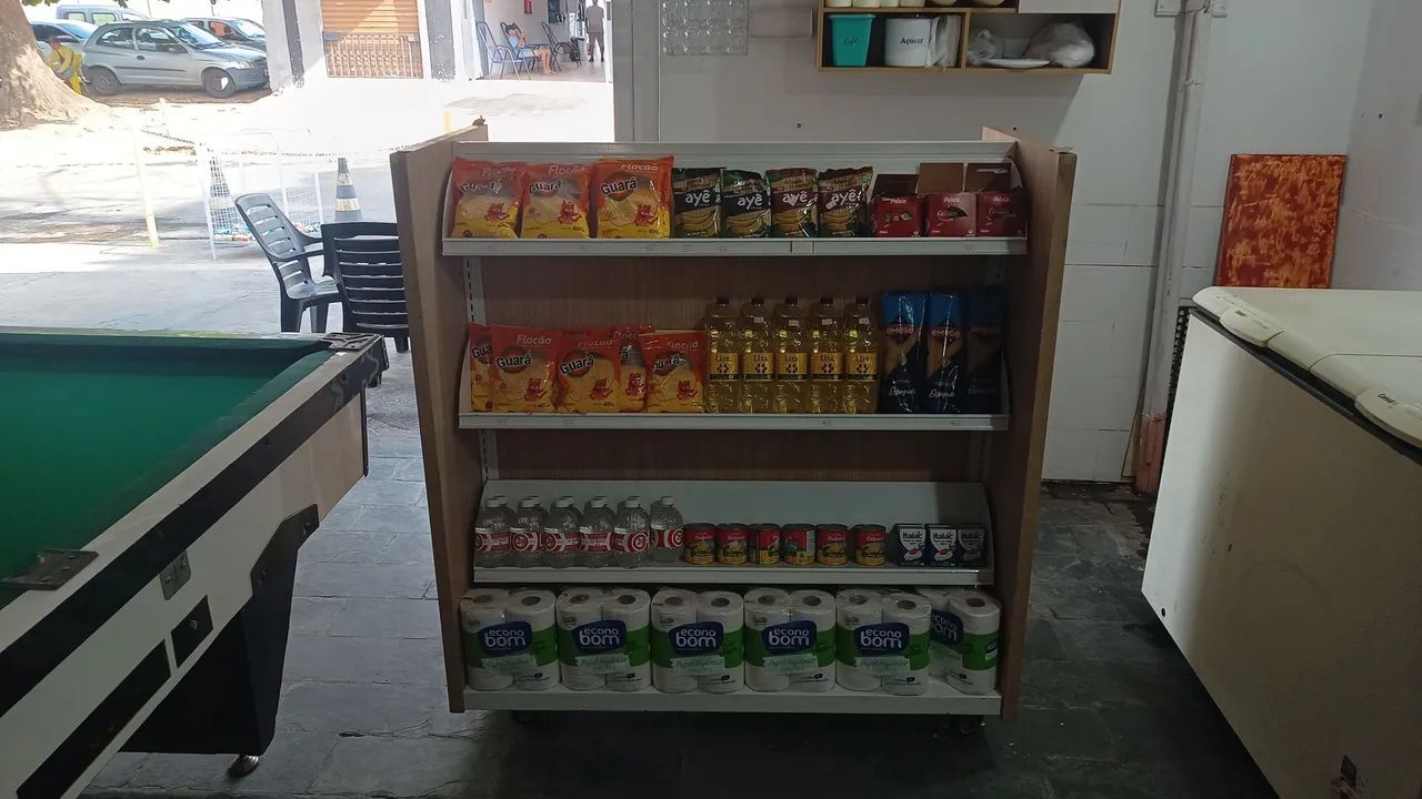 Prateleira de mercado 