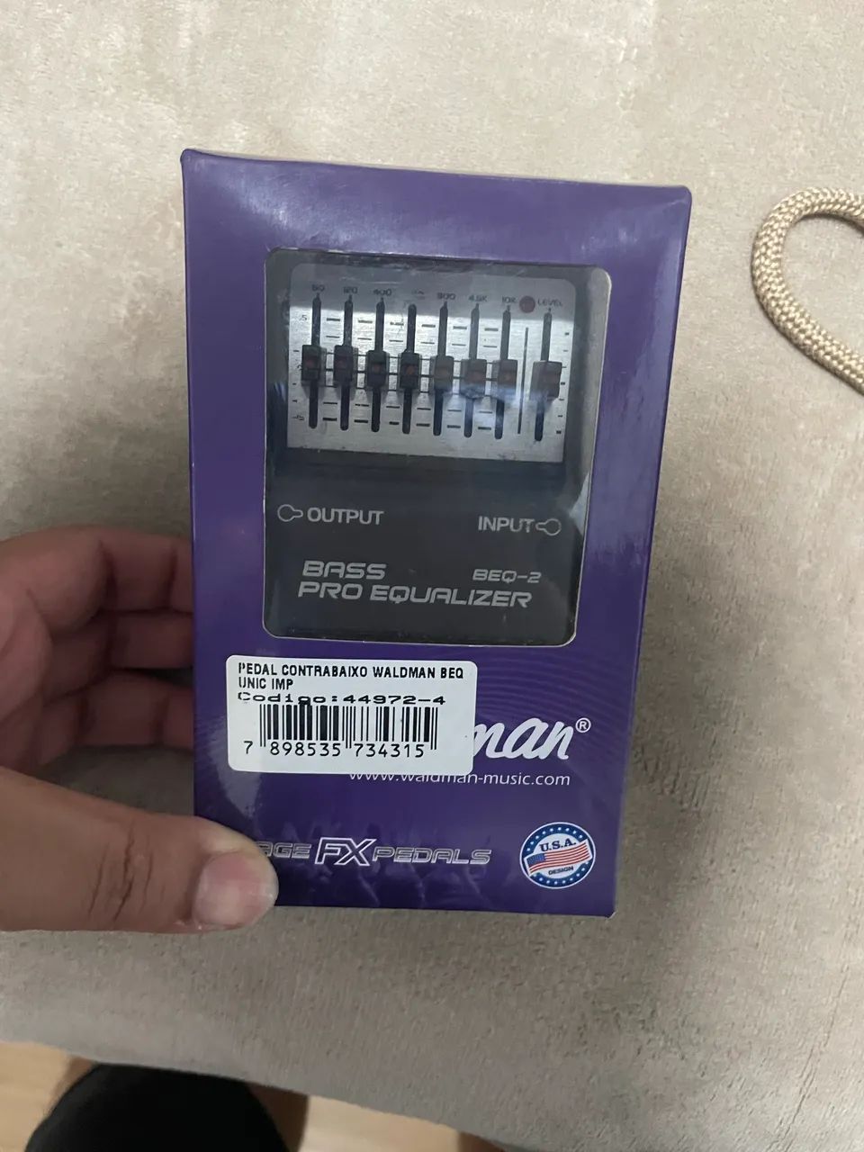 Pedal Waldman Beq-2 Bass pro equalizer  - Foto 2