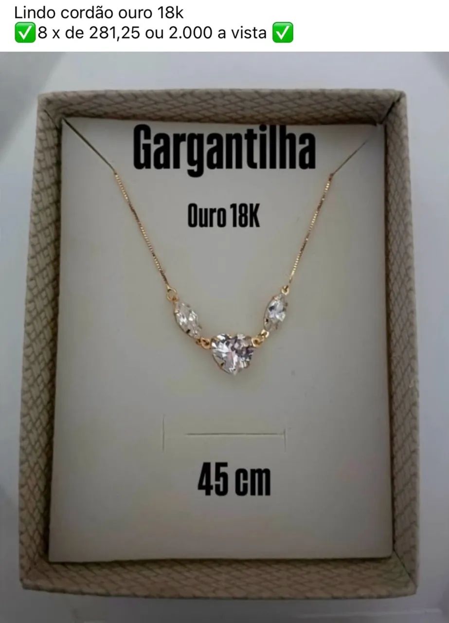 Cordão ouro 18k