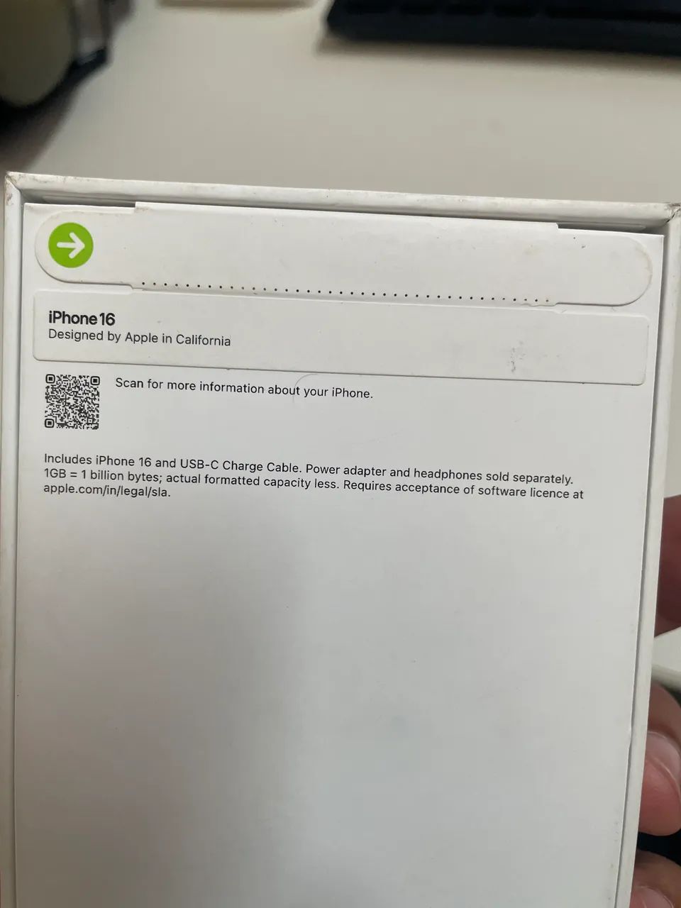 iPhone 16 Na Caixa - Nunca Usado - 01 Ano Garantia Apple - Foto 2