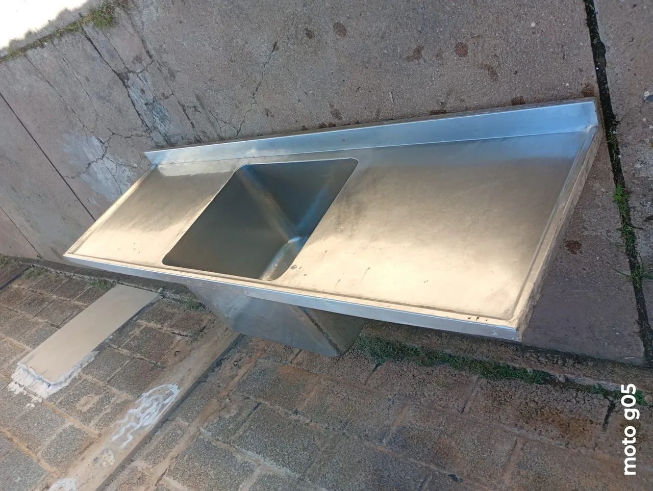 Pia industrial de inox
