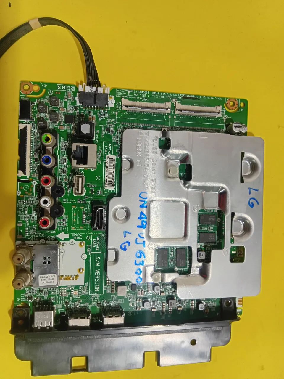  Placa de sinal  TV LG-49-UJ6300