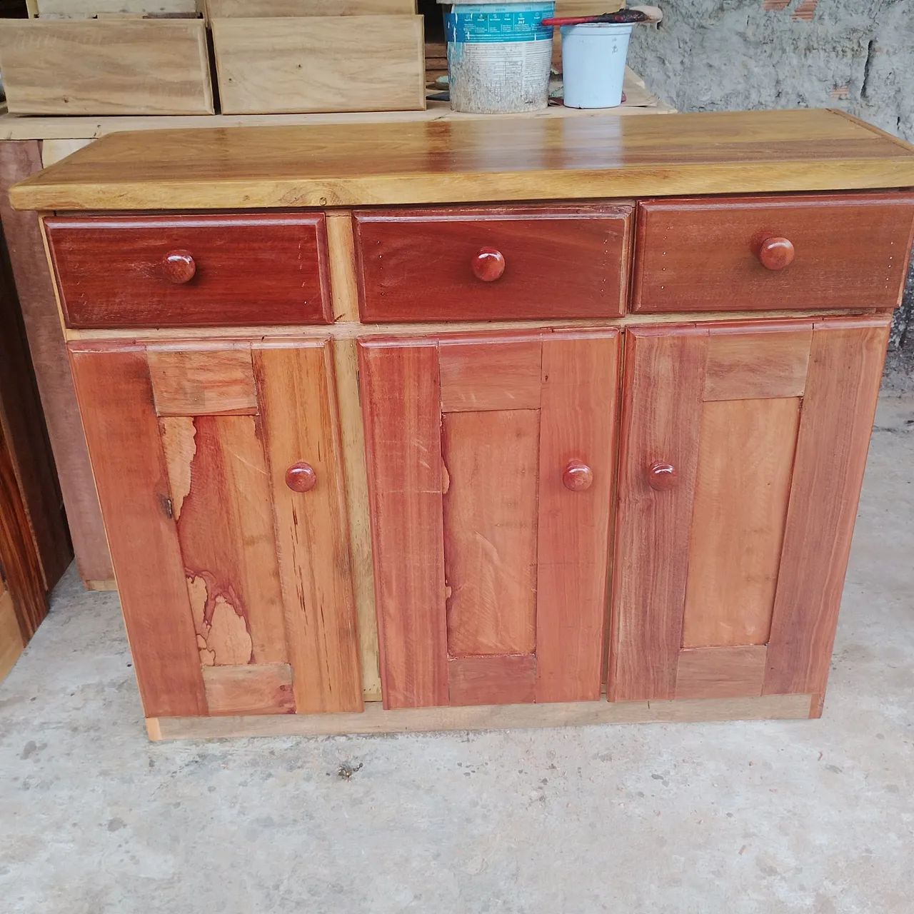BALCÃO DE COZINHA DE 3 PORTAS 