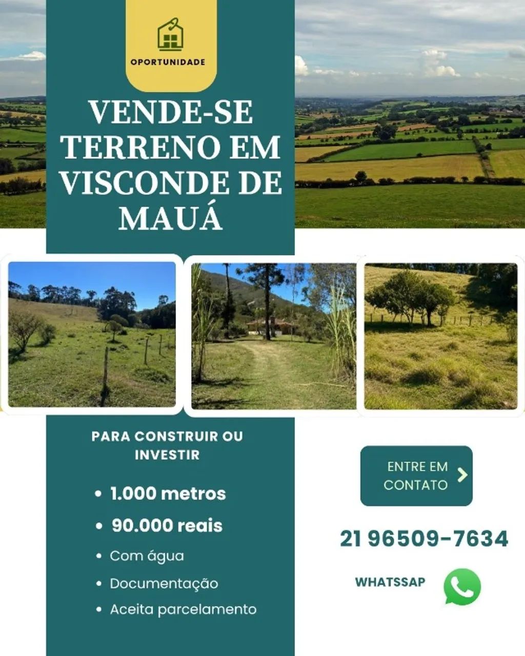 Terreno em visconde de mauá