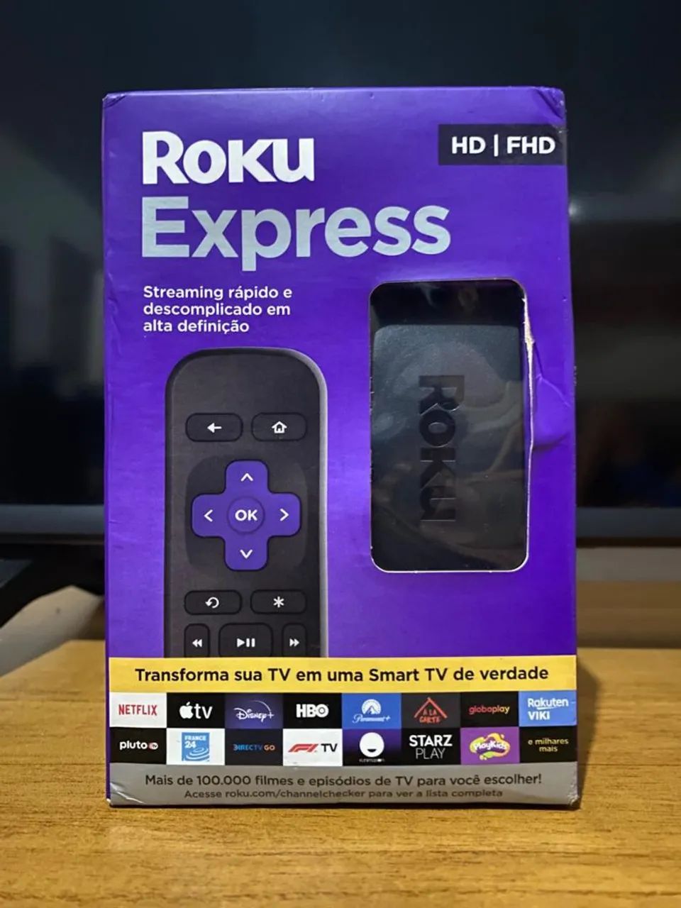 Roku Express Streaming HD - Completo com Controle - Foto 2