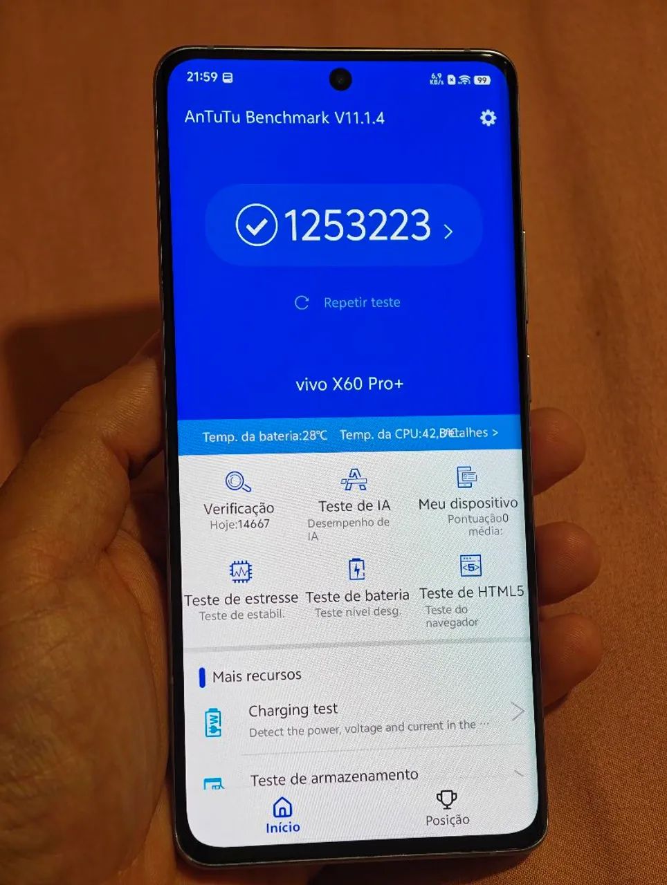 Vivo X60 Pro Plus 256gb - Foto 2