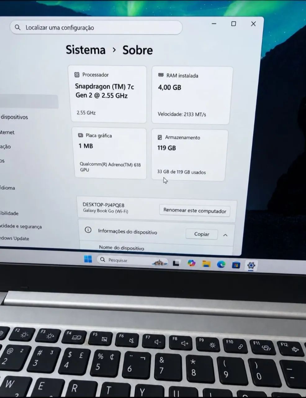 Notebook Samsung Galaxy Book Go 128 GB - Foto 2