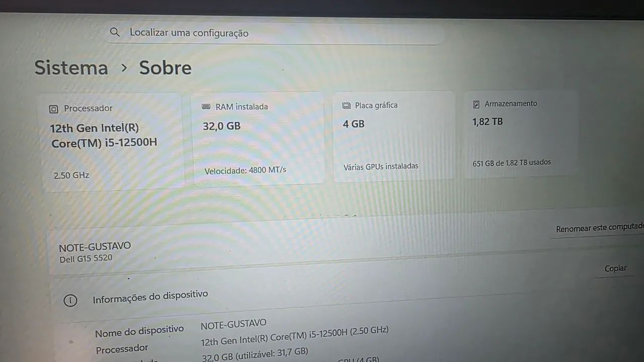 Notebook dell g15 - Foto 4
