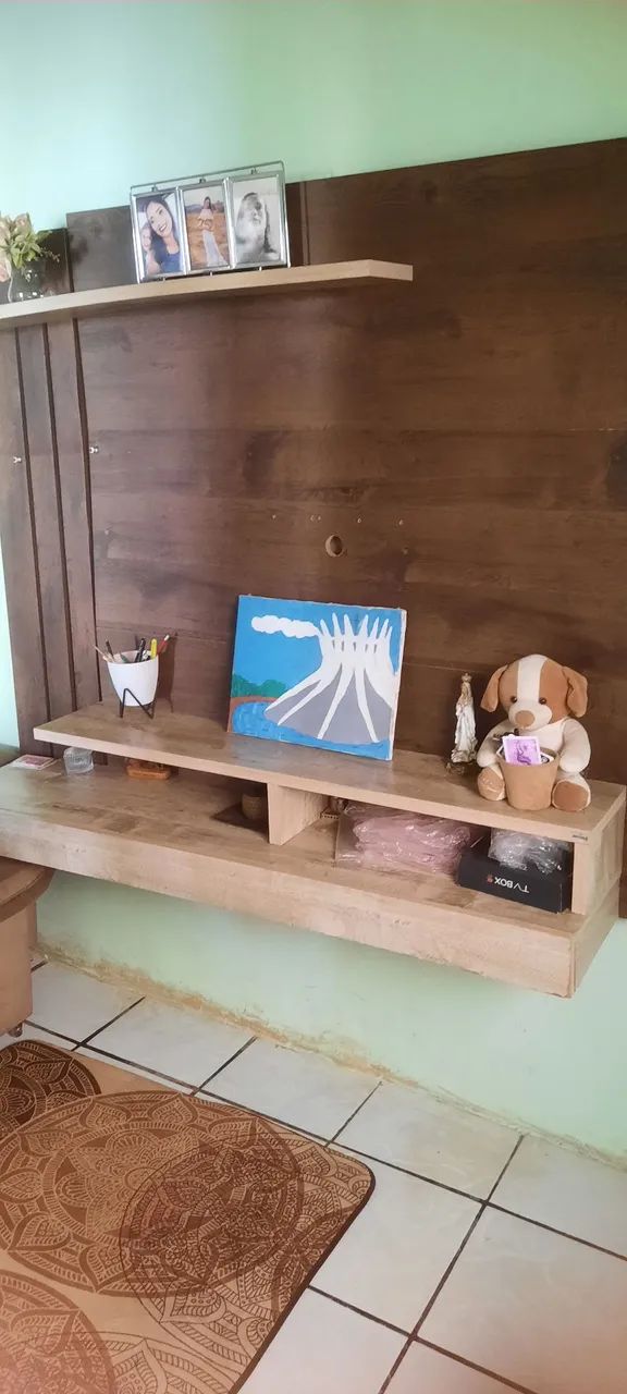 Painel em mdf para tvs até 50 polegadas contato ( * - Foto 5