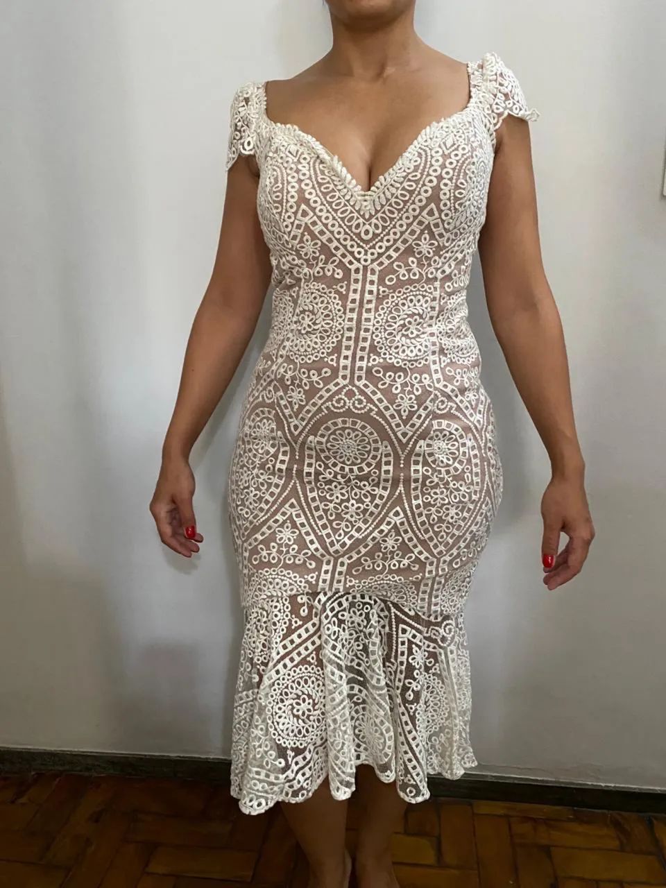 Vestido Renda Branco